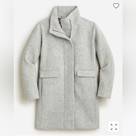 J. Crew New cocoon coat in Italian stadium-cloth - Picture 1 of 8